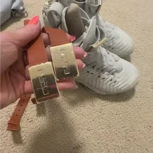 Nike Shoes 24k Gold Limited Edit Sail Lebrons Xvi Poshmark